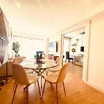 Miramar Luxurious Apartment, 3 Double For 6 Guests, Free Parking, Terrace, New * San Sebastian